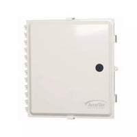AccelTex ATS-00350 18x16x10 Polycarbonate Enclosure with Solid Door, Key Lock and No Holes
