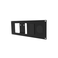 Havis C-EB30-F13-1P 1-Piece Equipment Mounting Bracket, 3in Mounting Space, Fits Federal Signal 13-Button Convergence Network Controllers