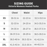 Victoria Womens Heated Coat - detail view | Silarius