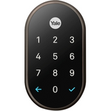 Google Nest x Yale RB-YRD540-WV-0BP Smart Lock Oil-Rubbed Bronze with Nest Connect - front view | Silarius