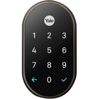 Google Nest x Yale RB-YRD540-WV-0BP Smart Lock Oil-Rubbed Bronze with Nest Connect - front view | Silarius