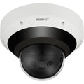 Hanwha PNM-9031RV Wisenet P-Series 15MP IR Panoramic Vandal Dome Camera, 4.3mm Fixed Lenses, White (Replaces PNM-9030V)