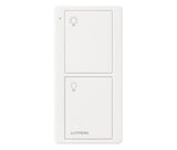 Lutron PJ2-2B-GWH-L01 Pico 2-Button Light Remote - (White | Gloss)