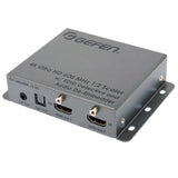 Gefen EXT-UHD600A-12-DS UHD 4K 600 MHz 1:2 Scaler with EDID Detective & Audio De-Embedder