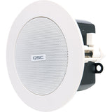 QSC AD-C.SAT 2.75" Small-Format Passive Ceiling Satellite Loudspeakers (White, Pair) ADCSATWH