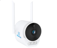 Silarius SIL-BHOMEWIFI2MP28 2MP WiFi Outdoor Bullet Security Camera Alarm Lights 2-Way Audio