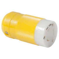 MARINCO 2041663 Female Connector, 20A 125V, Yellow