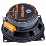 Memphis Audio PRX4 Power Reference Series 4" 2-Way Coaxial Speakers With Swivel Tweeters - Pair