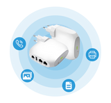Silarius SILSPA101US Portable Wireless VoIP Adapter - detail view | Silarius