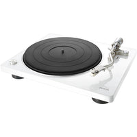DENON DP-400 WHITE HI-FI TURNTABLE WITH SPEED AUTO SENSOR