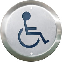 Camden CM-40/2 Round Push Plate Switch, 4-1/2