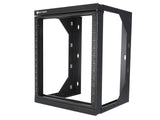 Networx WMR-S301-18U 18U Adjustable Depth Open Frame Swing Out Wall Mount Rack - 301 Series, Flat Packed