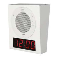 CyberData 011154 Wall Mount Clock Kit, Signal White