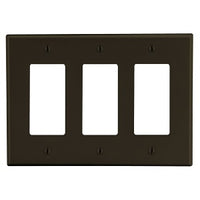 Hubbell P263 3-Gang Decorative Wall Plate