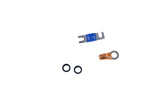 Memphis Audio 8GKIT 8-Gauge Amp Install Kit -AFS Fuse Holder With 60A Fuse, And A Pair Of ETP-17 17-Foot RCAs