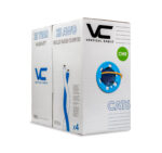 Vertical Cable 060-488/BL CAT6 CMR Cable, Solid Bare Copper - 1000ft Pull Box, Blue