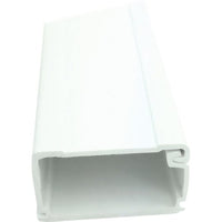 ADI PRO 0E-75DW2 3/4" x 1/2" Duct Raceway, 2-Pack, White