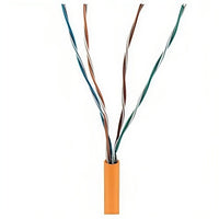 ADI PRO 0E-CAT5ROR CAT5e Riser Cable, 24/4 Solid BC, U, UTP, CMR/FT4, Sunlight Resistant, 1000' (304.8m) Express Box, Orange