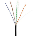 ADI PRO 0E-CAT6DB1BK CAT6 23/4 Direct Burial Cable, 1000' Wood Reel, Black
