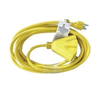 ADI PRO 0E-CX14315 Heavy Duty Indoor/Outdoor Extension Cord; 3 Tap 15', Yellow, Commercial and Residential