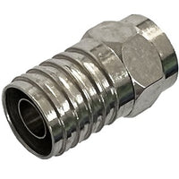ADI PRO 0E-FH6TP F Connector Crimp Plug RG6 50 Ohms, 10-Pack