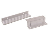 ADI PRO 0E-LZB12 Mounting Bracket for 1200 lb Magnetic Lock for In-Swinging Doors, Anodized Aluminum