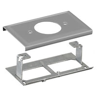 Hubbell HBL3033JEGY Raceway Plate 1.60" Opg HBL 3000 Series, Gray