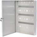 Comelit 10081 4-Way Lockable DIN Rail Enclosure, 19.5" 20.5" 3.75"