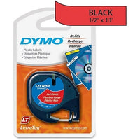DYMO 91333 Label Maker, LT BLK/RD PLA Tape, NA/LA/A - DYMO