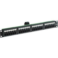 ICC ICMPP024T2 24-Port 6P2C Telco Patch Panel, RMS, Black