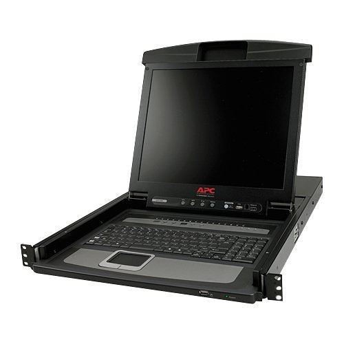 APC AP5808 17" Rack LCD Console with Integrated 8-Port Analog KVM Switch