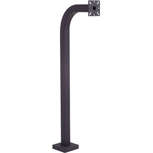 Viking VE-GNP Gooseneck Pedestal for Drive-Up Communications, Black