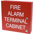 Space Age Electronics SSU00645 TC2 TC-Series Terminal Cabinet, 14" x 14" x 1/4" D, Keyed Lock, Red