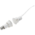 Edwards Signaling 1076CW-N Recessed Steel Door Magnetic Contact with Wire Leads, 3/4" Diameter, SPDT, 3/4" Wide Gap, Single Pole-Double Throw, White