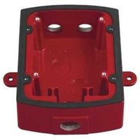 System Sensor MWBB Wall Mount Weatherproof Back Box, Red