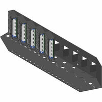RDL SR-10 STICK-ON Series 19" 10-Module Mounting Rack, Black