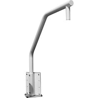 IQsight VGA-ROOF-MOUNT AUTODOME Camera Roof Parapet Mount for Surveillance Camera, Off-White