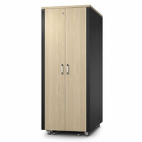 APC AR4038LA NetShelter Soundproof Server Rack Enclosure, 120V, Maple