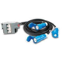 APC PDM2332IEC-3P30R-2 Power Distribution Module, 3-Pole, 3-Wire, Residual Current Device 32A 3XIEC30 W