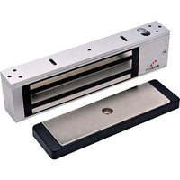 DynaLock 2011-390-DSM 2011-390 2000 Series 1200 lb Holding force Single Electromagnetic Lock, Retro Fit Locknetics 390 with Door Status Switch, Satin Aluminum