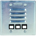 TekTone IR207B Tek-ENTRY 2-Gang Flush Mount, Stainless-Steel Apartment station, 4-Wire