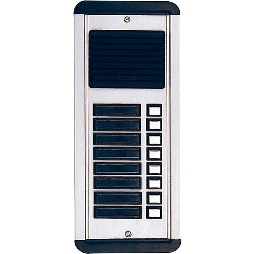 TekTone AM612/08S Weather Resistant Apartment Entrance Panel with Speaker, Buttons and Name Holders, Surface Mount