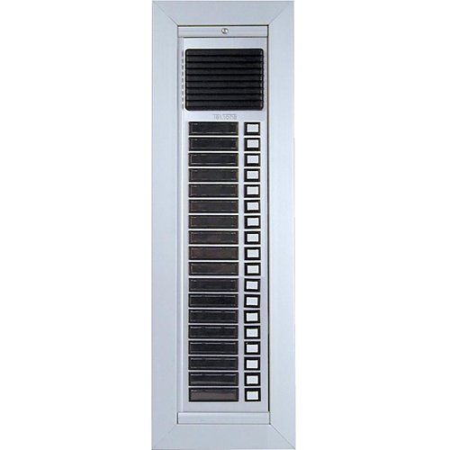 TekTone AM492/16 Intercom System Speaker Entrance Panels, 16 Buttons and Name Holders