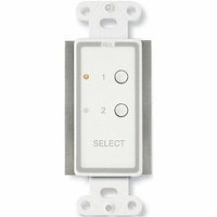 RDL D-RC2ST Series 2-Channel Remote Control for STICK-ON Audio or Video Sources, White