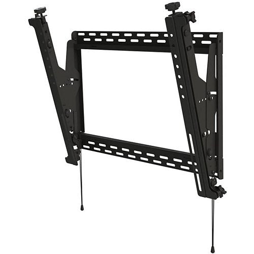 Peerless-AV DS-MBZ647P SmartMount Digital Menu Board Mount with Height and Depth Adjustment for 42" to 65" Displays, Portrait, Black