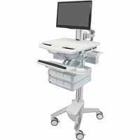 Ergotron SV43-1360-0 StyleView® Cart with LCD Pivot, 6 Drawers (3x2)