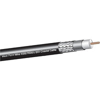 West Penn HD825BK0500 Coaxial Cable, 500' Black RG-179, High-Definition Digital Video, PVC Jacket