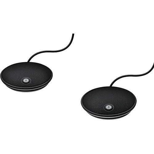 Logitech  989-000171 GROUP Expansion Microphones for Larger Groups, Bluetooth, 2-Pack