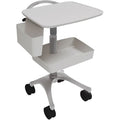 Ergotron BZD03CG/CG4 Zido EKG Cart Package, 130 lb Load Capacity