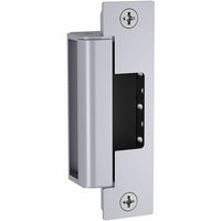 HES 1500C-605-DLM 1500 Series Complete Pac Electric Strike with 1LB Faceplate Kit for Latchbolts, Dual Lock Monitor , Bright Brass